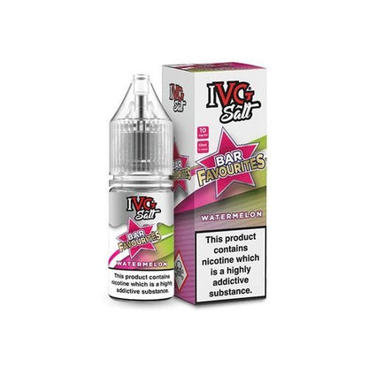 IVG Salt Bar Favourite 10ml E Liquid- Pack Of 10