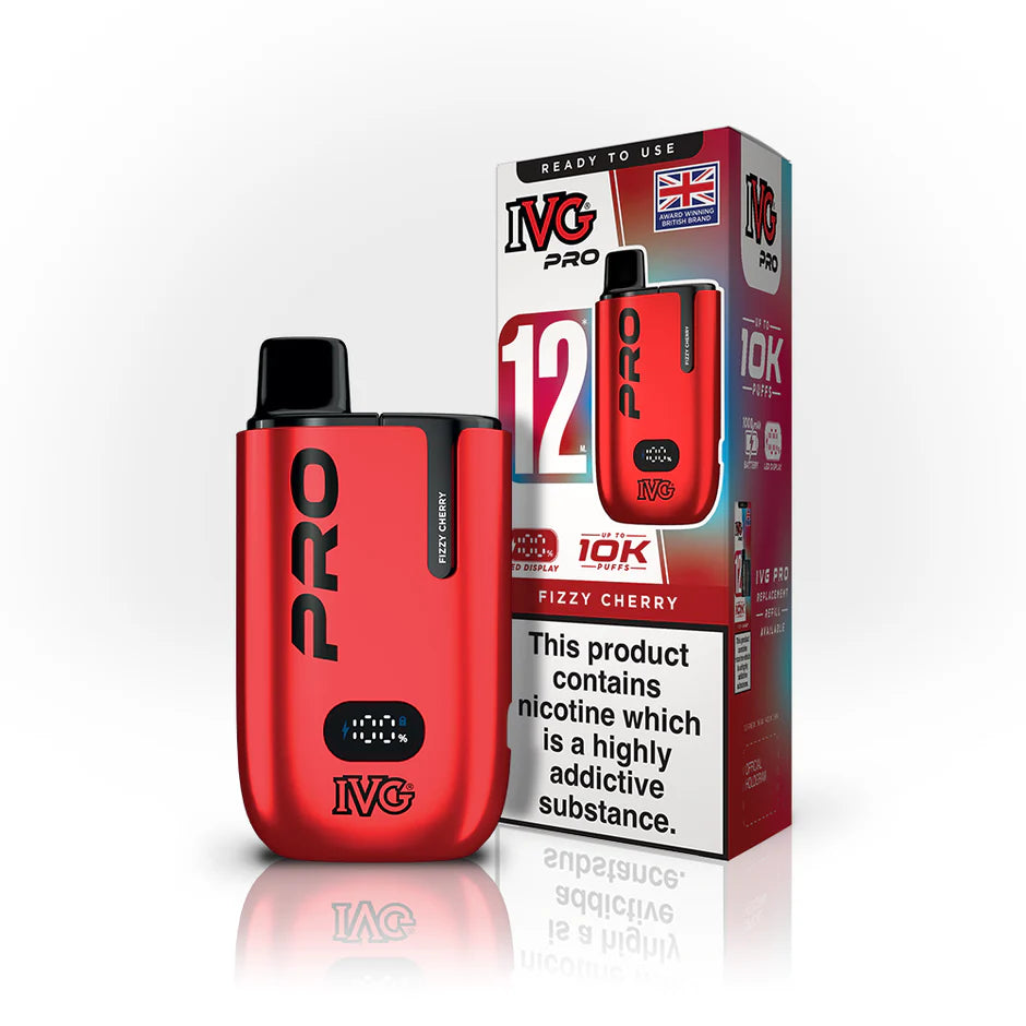 Hayati Pro Max+ 6000 Puffs Vape Kit UK, with Red and having lFizzyCherry_ Flavour