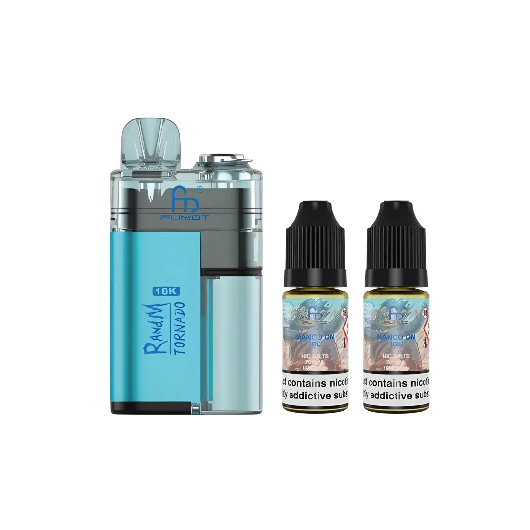 R and M Tornado 18000 Puffs Disposable Vape (Box of 5) — Buy Online UK | Rapid Vapes