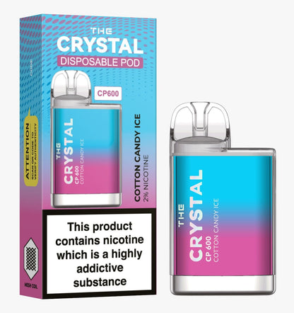 Crystal CP600 Disposable Vape Puff Bar Box of 10