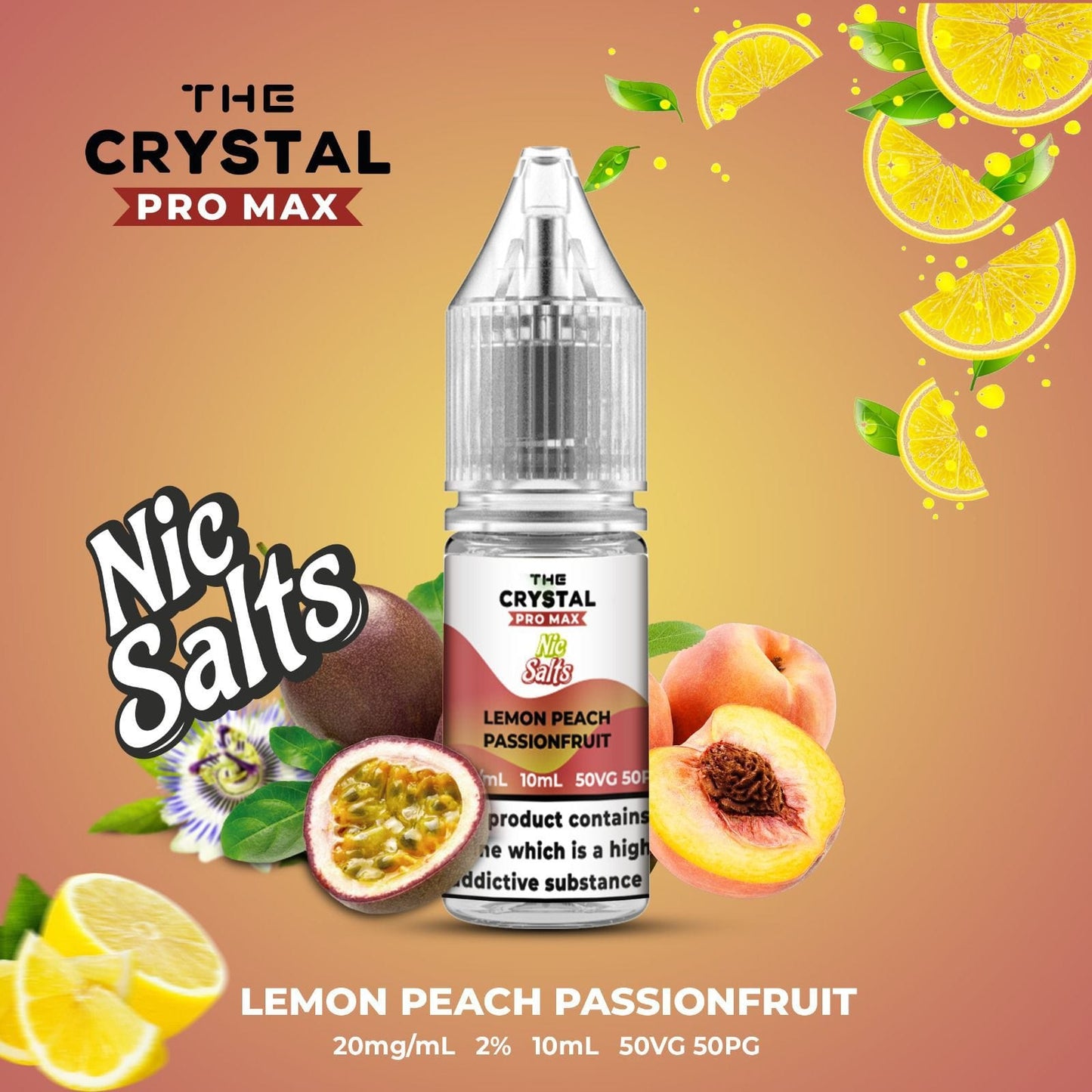 Hayati /The Crystal Pro Max  Vape Nic Salts 10ml - Box of 10