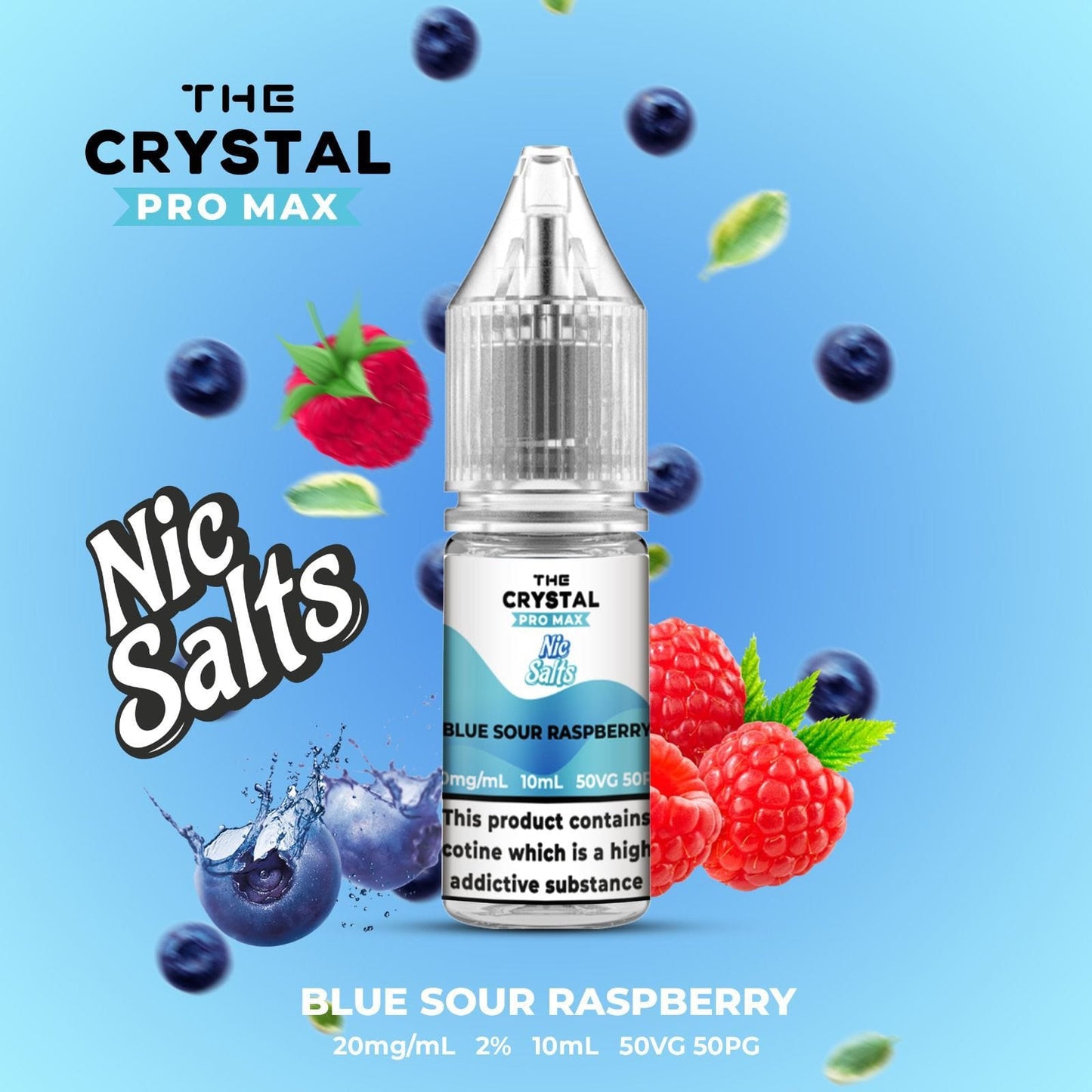 Hayati /The Crystal Pro Max  Vape Nic Salts 10ml - Box of 10