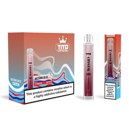 Tito Crystal 600 Disposable Vape Pod Box of 10