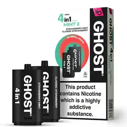 Vapes Bar Ghost 4 in 1 Refill Pods