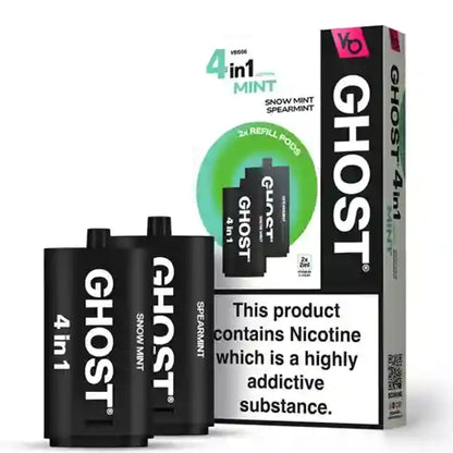 Vapes Bar Ghost 4 in 1 Refill Pods