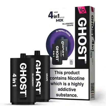 Vapes Bar Ghost 4 in 1 Refill Pods