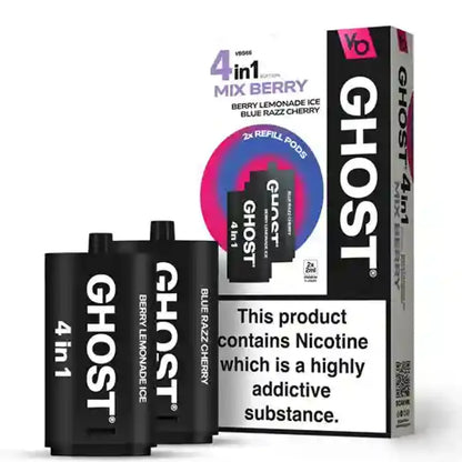 Vapes Bar Ghost 4 in 1 Refill Pods