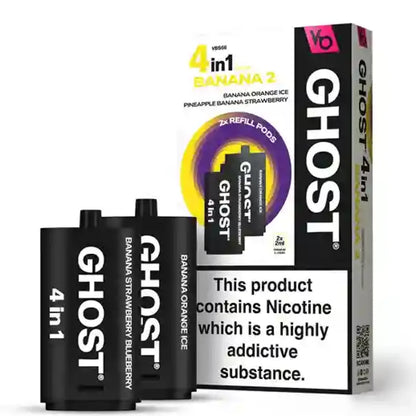 Vapes Bar Ghost 4 in 1 Refill Pods