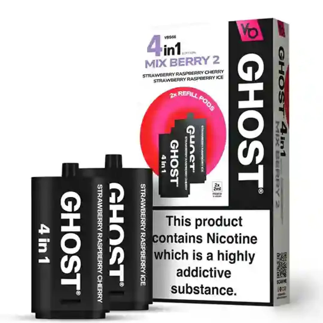 Vapes Bar Ghost 4 in 1 Refill Pods