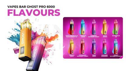 Vapes Bar Ghost Pro 6000+ Puffs Vape Kit