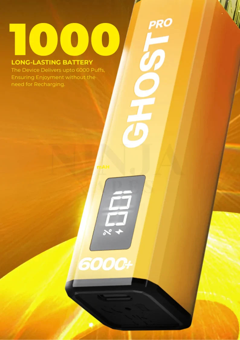 Vapes Bar Ghost Pro 6000+ Puffs Vape Kit